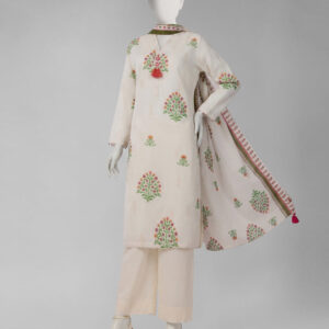 OFF WHITE LAWN 3PC UNSTITCHED | JLU-S-26-4093 RYNA-7